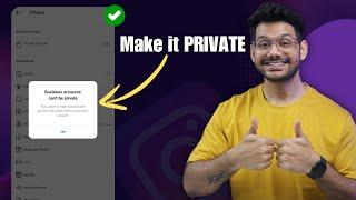 Instagram Business Account Ko Private Kaise Kare | Business Account Ko Private Kaise Kare