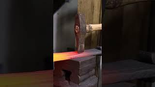 Forging a Candle Holder - Contemporary Blacksmithing - #shorts