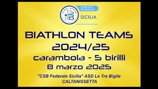 BIATHLON TEAMS 2024/25 - MINACAPELLI-RAMPOLLA vs CONTRAFATTO-TURLA'