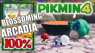 Pikmin 4 - Blossoming Arcadia 100% Collectibles - All Treasures, Rescues & Sparklium