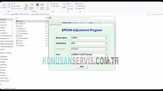 EPSON L3070 E-11  EMİCİ DOLU RESET www.konusanservis.com.tr