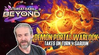 (Hearthstone) Demon Portal Warlock Takes On Turn 4 Saruun