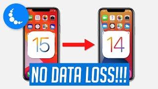 How  to Downgrade iOS 15 to 14 WITHOUT Losing your Data - Made Easy