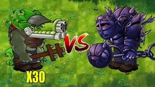 Obsidian Gargantuar Vs All Zombies *30 - Who Will Win? - Pvz Fusion Challenge