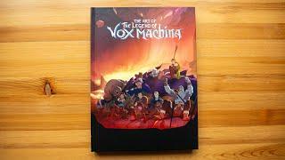 The Art of The Legend of Vox Machina (book flip)