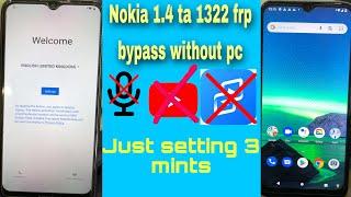 Nokia 1.4 FRP Bypass Android 11 | Nokia TA-1322 Google Account Remove | Nokia 1.4 FRP Remove