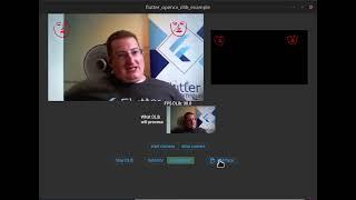 Flutter OpenCV + dlib face detection and recognition