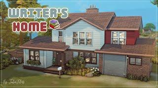 Дом писателя│Строительство│Writer's Home│SpeedBuild│NO CC [The Sims 4]