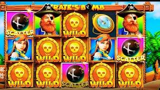 BIG WIN on Pirate’s Bomb Slot! Mega Bonus Explodes with Treasure Payouts! ‍️