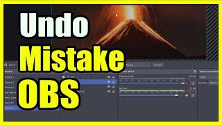 How to Undo Mistake using OBS with Control + Z (Easy Tutorial)