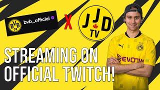 Streaming on the OFFICIAL Borussia Dortmund Twitch! | JJD TV