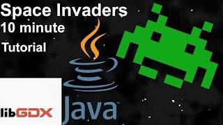 Making A Space Invaders Game with Java and LibGDX in under 10 minutes