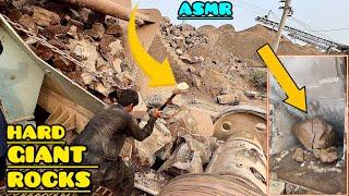 Super Giant Rock Crusher In action Rubble Crusher |Master jaw Crusher|Super Satisfying Rock Breaker