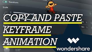 Copy and Paste Keyframe Animation: Filmora 12 Quick and Easy Tutorial