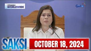 Saksi Express: Oct. 18, 2024 [HD]