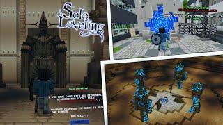 This New Solo leveling Addon Is INSANE!! | Solo Leveling Addon/Mod For Minecraft PE! | (1.20.71)