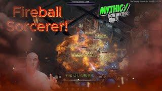 The BEST FIREBALL SORCERER BUILD with MYTHIC and Without MYTHICS!