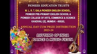 MLRT Gala Pioneer English School Annual Day Function 2023 - 24 Cultural Programme