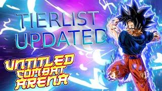 UCA/Untitled Combat Arena The Ultimate TIER LIST||UpDaTeD!!