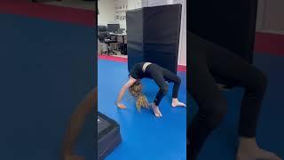 Gymnastics Bridge Kick-Over | NEW Skill Alert 