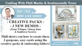 New Creative Packs - 3 New Clean & Simple Demos - FREE GIVEAWAYS!