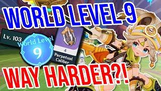 What happens at World Level 9? Genshin Impact 5.0