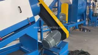 200-1000kgh PP PE film washing recycling line