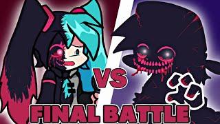 FRIDAY NIGHT FUNKIN' mod EVIL Boyfriend VS Hatsune Miku FINAL BATTLE (Remake)