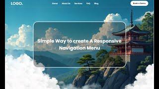 How to Create a Responsive Navigation Menu | HTML, CSS & JavaScript Tutorial