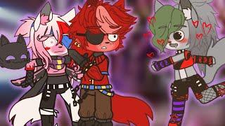 FNAF SECURITY BREATCH️ ANIMATION ROXY THE WOLF AND THE PIRATE GLEM ROCK FOXY #gacha #fnaf