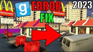 GMOD ERROR TEXTURE FIX | FAST GUIDE | 2023