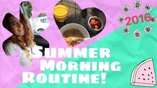 SUMMER MORNING ROUTINE 2016! | India-Lily