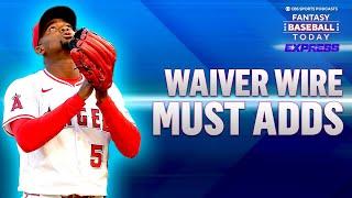 Waiver Wire MUST ADDS Including Jose Soriano, Evan Carter | Fantasy Baseball Advice