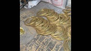 Recycling Old Radiators To Produce Brass Wires #brasswires #radiatorrecycling #recyling #factory