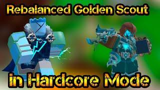 Rebalanced Golden Scout in Hardcore Mode Roblox Tower Defense Simulator