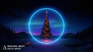 DELTA Super SLEEP [ 2Hz ] "Christmas Aurora" Binaural Beats Sleep Music