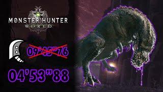 MHW | Tempered Deviljho 04'53"88 Great Sword Solo