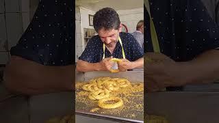 How To Make Simit (Turkish Bagel)  #streetfood  #turkishfood