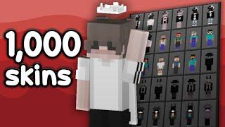  1,000+ cosmetics skin pack  MCPE/MCBE 1.21+ (WORKS ON HIVE!)