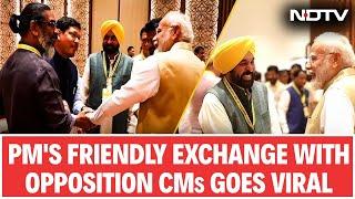 When Politics Took Back Seat: Pm Modi's Friendly Exchange With Opposition Cms Goes Viral