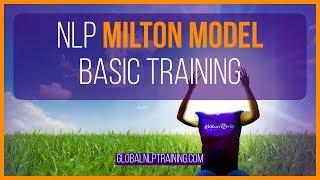 NLP Milton Model - A Basic Training