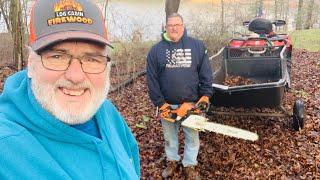 FIREWOOD | Gathering for mom & loading truck