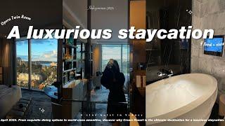 SYDNEY HOTEL VLOG  || Luxurious Crown resort, Epicurean buffet, pool & Gym facilities