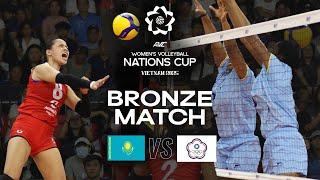 Kazakhstan vs. Chinese Taipei - Bronze Match | Final | AVC Women's Nations Cup