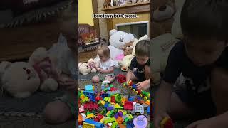 Moms, does this happen to you too when you look away for just ONE second?! #funny #family #kids