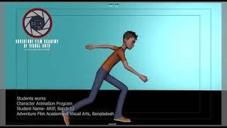 Students works Character Animation Program, Batch-12, Level-Beginner