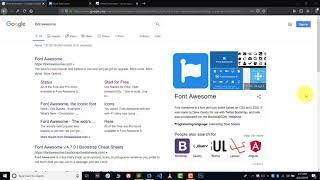 How to Use Font Awesome Icons CDN and Offline | 2020