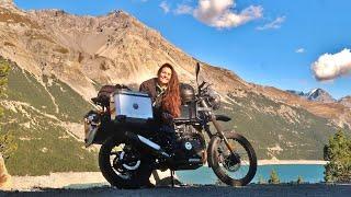 Solo motorbike touring in the Italian Alps