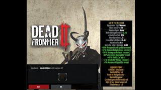 Dead Frontier 2 New Melee Quest (Call Of The Accursed)