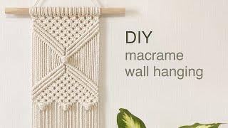 DIY | macrame wall hanging | 마크라메 월 행잉